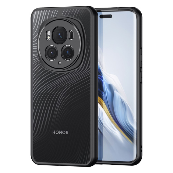 Etui DuxDucis do Honor Magic 6 Pro 5G, Aimo case, przezroczyste / czarne