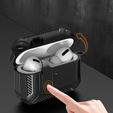 Etui ochronne do AirPods Pro 3, karabińczykiem, czarne