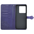 Etui z klapką do Xiaomi Poco X6 5G, Mandala, fioletowe