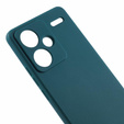 Etui do Xiaomi Redmi Note 13 Pro+, Silicone Lite, ciemnozielone