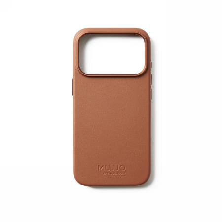 Etui Mujjo Skórzane do iPhone 17 Pro, MagSafe, brązowe