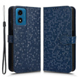 Etui z klapką do Motorola Moto G24 / G24 Power / G04, Wallet Rhombus, niebieskie