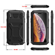 Etui do iPhone XS Max, R-JUST, pancerne, czarne