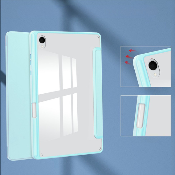 Etui do Samsung Galaxy Tab S11, Smartcase Hybrid, z miejscem na rysik, niebieskie