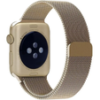Bransoleta Milanese do Apple Watch 1/2/3/4/5/6/7/8/9/10/11/SE 38/40/41/42mm, Szampański złoty