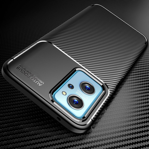 Etui do Realme 9i / Oppo A96 / Oppo A36, Carbon Gel, czarne