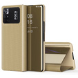 Etui do Xiaomi Poco M4 Pro 4G, Clear View, złote