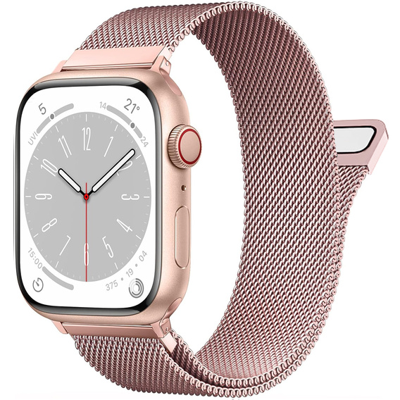 Bransoleta do Apple Watch 1/2/3/4/5/6/7/8/SE/ULTRA 42/44/45/49 MM, Różowe Złoto