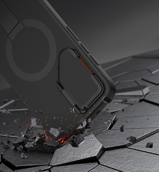 Etui do Samsung Galaxy S25 FE, Suritch Shockproof, do MagSafe – czarne