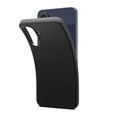 Etui Spigen do Samsung Galaxy A36 5G, Liquid Air, czarne + Szkło Hartowane 9H