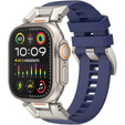 Pasek do Apple Watch 1/2/3/4/5/6/7/8/9/10/11/SE Ultra 1/2/3 42/44/45/46/49mm, Granatowy