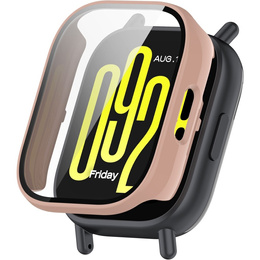 2w1 Etui + Szkło Hartowane do Xiaomi Redmi Watch 5 Lite, Różowe
