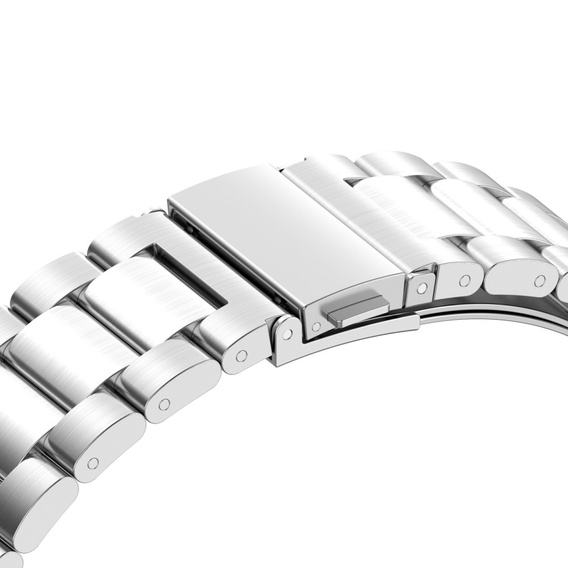 Bransoleta Stalowa do Huawei Band 8 / Huawei Band 9 / Huawei Band 10, Srebrna