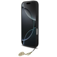 Etui GUESS do iPhone 17 Pro, 4G Charms Collection Hardcase, do MagSafe, czarne