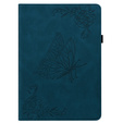 Etui do Samsung Galaxy Tab A11+, Butterfly, niebieskie
