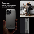 Etui Spigen Rugged Armor Mag MagSafe do iPhone 16 Pro – kolor Grey