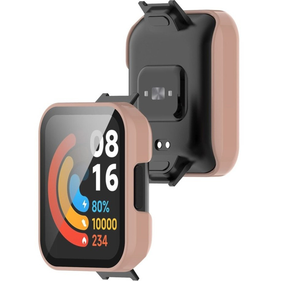 2w1 Etui + Szkło do Xiaomi Redmi Watch 2 Lite, Różowy