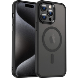 Etui do MagSafe do iPhone 15 Pro Max, Hybrid Case Matte, czarne
