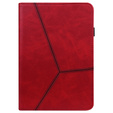 Etui do Samsung Galaxy Tab S9 / S9 FE / S10 FE, Classic, z miejscem na rysik, czerwone
