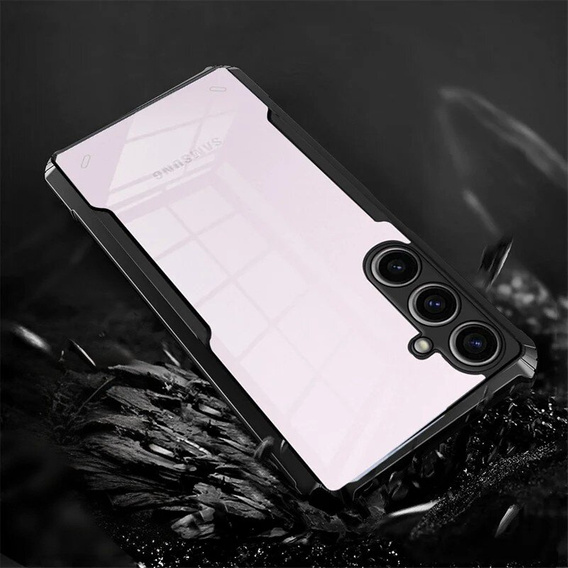 Etui do Samsung Galaxy A56 5G, AntiDrop Hybrid, czarne + Szkło hartowane 9H