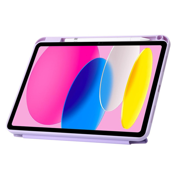 Etui do iPad 11" 2025 A16 (11 gen.) / iPad 10.9" 2022 (10 gen.), Origami, fioletowe