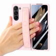 Etui do Samsung Galaxy Z Fold6 5G, z rączką, różowe
