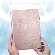 Etui do Xiaomi Redmi Pad SE 11", Flowers, różowe