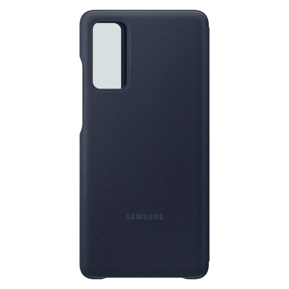 Oryginalne Etui Samsung do Galaxy S20 FE, Clear View Cover, granatowe