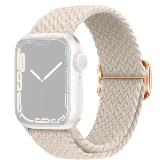 Pasek nylonowy do Apple Watch 1/2/3/4/5/6/7/8/9/10/11/SE 38/40/41/42mm, Biały