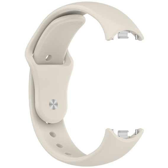 Pasek Silikonowy do Xiaomi Smart Band 10 / 9 / 8, Beżowy