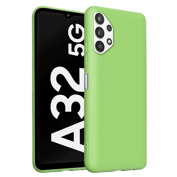 Etui do Samsung Galaxy A32 5G, Silicone Lite, zielone
