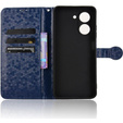 Etui z klapką do Xiaomi Redmi A5, Wallet Rhombus, niebieskie