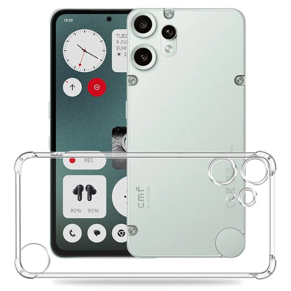 Etui do CMF Nothing Phone 2 Pro, Dropproof, przezroczyste