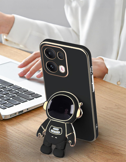 Etui do Oppo Reno 13, Astronaut, czarne