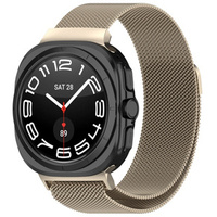 Pasek Bransoleta Milanese do Samsung Galaxy Watch Ultra 47mm, Beżowa