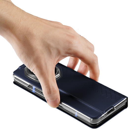 Etui Dux Ducis Bril Series do Honor Magic V5 5G, niebieskie