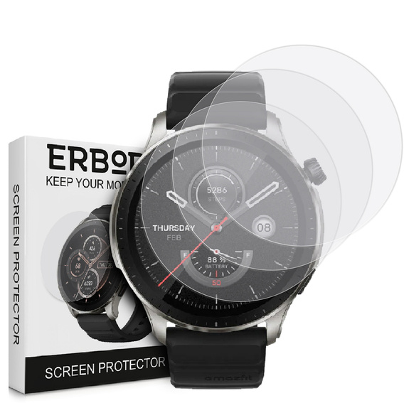 3x Folia Hydrożelowa ERBORD do Amazfit GTR 4
