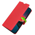 Etui Wallet do Samsung Galaxy S22+ Plus 5G,Ultra-thin, Red