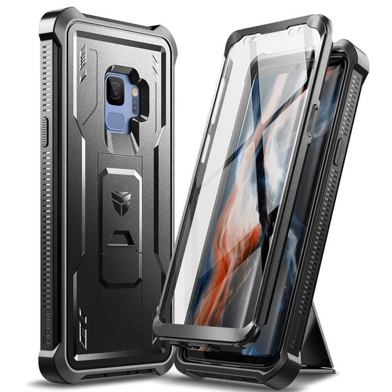 Etui pancerne do Samsung Galaxy S9 , Dexnor Full Body, czarne