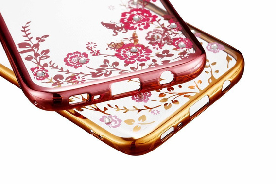 Etui Star Dust DIAMOND Case do Huawei Y7 - Gold
