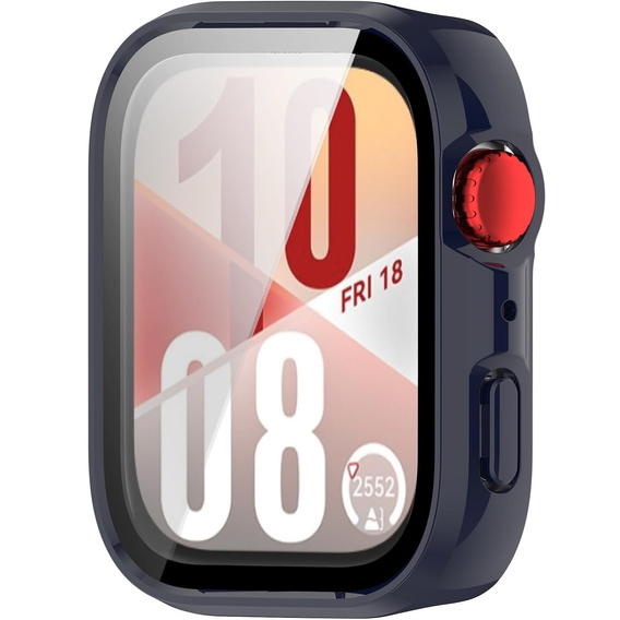 2w1 Etui + Szkło Hartowane do Huawei Watch Fit 4, Niebieskie