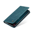 Etui CASEME do Samsung Galaxy S22 5G, Leather Wallet Case, zielone