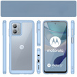 Etui do Motorola Moto G53 5G, Fusion Hybrid, przezroczyste / niebieskie