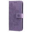 Etui z klapką do Samsung Galaxy M15 5G, Mandala, fioletowe