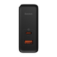 Baseus GaN5 Pro Ładowarka Sieciowa 100W + Kabel USB-C, Black