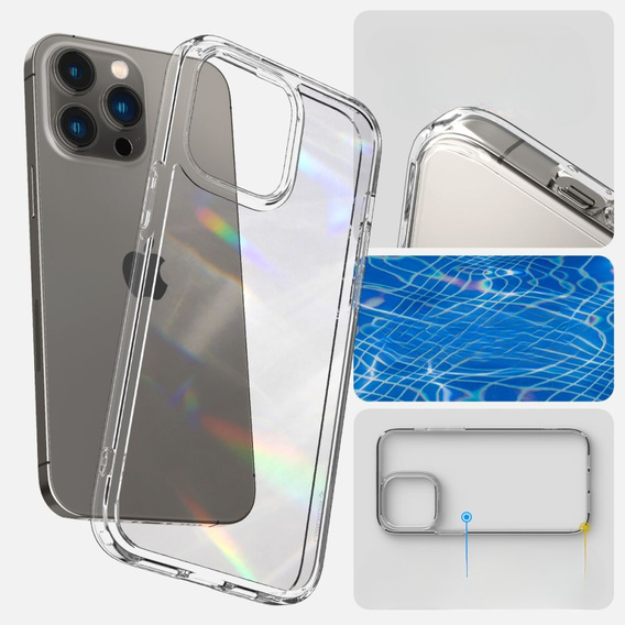 Etui Spigen do iPhone 14 Pro, Ultra Hybrid, Przezroczyste