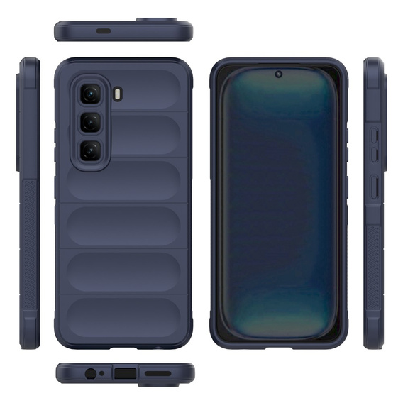 Etui do Infinix Hot 50 Pro 4G, Gaming Shockproof, granatowe