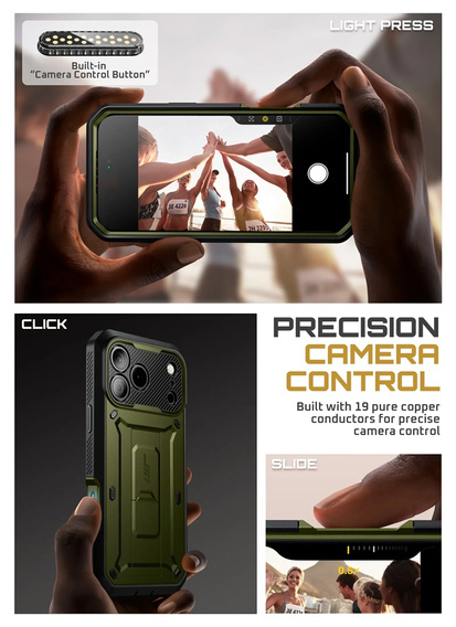 Etui Supcase do iPhone 17 Pro Max, Unicorn Beetle Pro, Guldan
