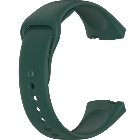 Pasek Silikonowy do Xiaomi Redmi Watch 3 Active, Ciemnozielony