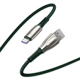 Baseus kabel Cafule Metal USB – USB-C 0,25 m 66W - czarny